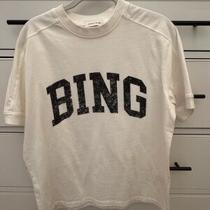 Anine Bing White Graphic T-Shirt (Jaylin)